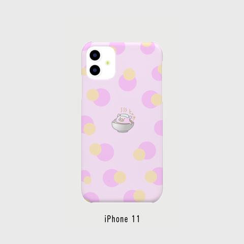 iPhone 11 対応 表面印刷 ぷくちゃんNo.1 スマホケース ピンク