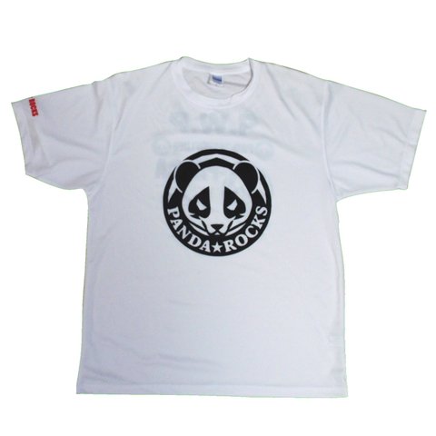 PANDA☆ROCKS ロゴ T-シャツ/ホワイト（size XL）