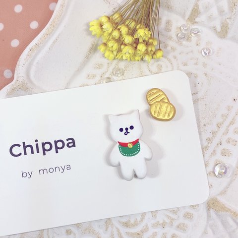 【Chippa】ブローチセット(ねこと小判)