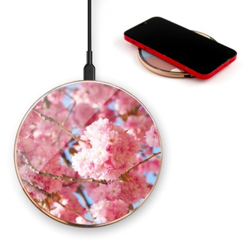 桜21 Qi対応ワイヤレス充電器