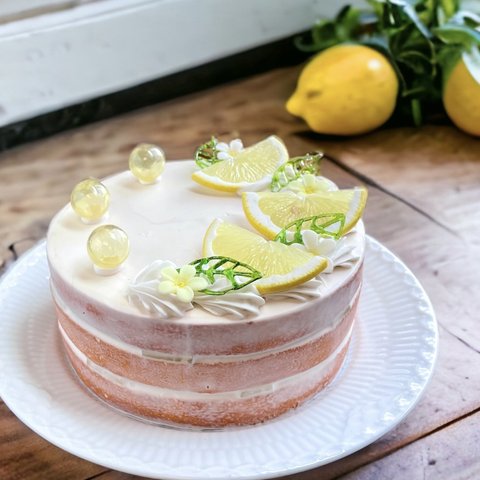gâteau nu au citron【レモンのネイキッドケーキ】