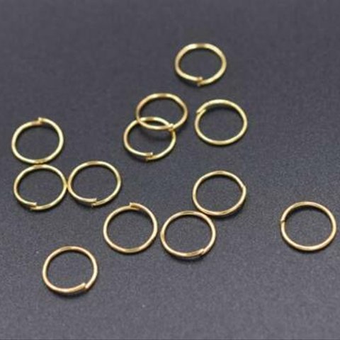 GM-150 150g 丸カン 0.7×8mm アクセサリーパーツ ゴールド 3×【50g】