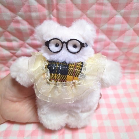 d.癒しのもふりんベビーめがねくまたん♡ぬいぐるみ　ハンドメイド