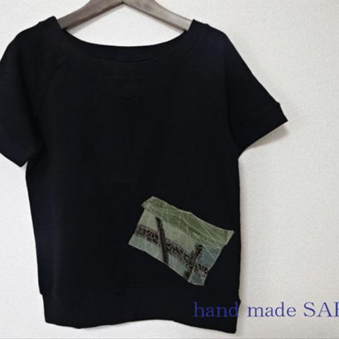 SALE:トレーナー地Tシャツ＋α（黒）