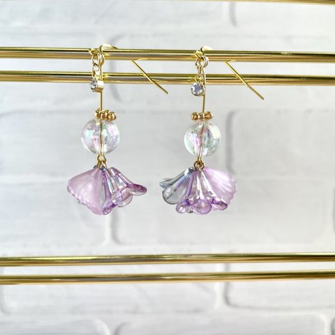 fairy-princessのピアス・イヤリング　〜purple〜