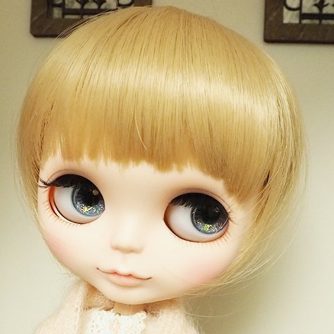 ネオブライス ウィッグ ガーリーシャギーボブ ミルクティ 10インチ/ドール Blythe