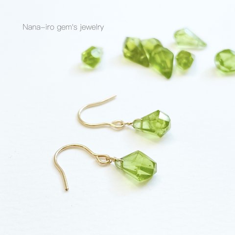 14kgf peridot  pierce