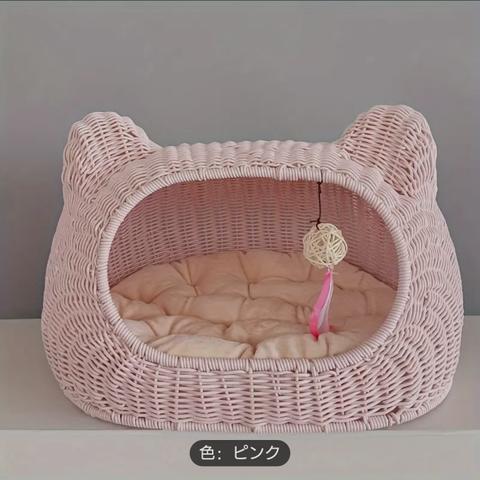 🐱コロンとかわいい猫ハウス 猫ベッド