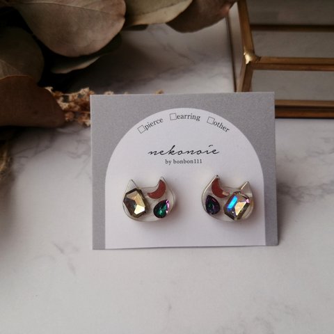 jewel cat  piece/earring②