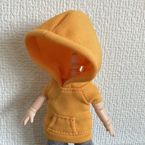 オビツ11  半袖パーカー　mango orange