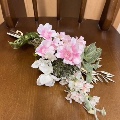 ✨新作✨🌸桜.満開パール付き花束💐