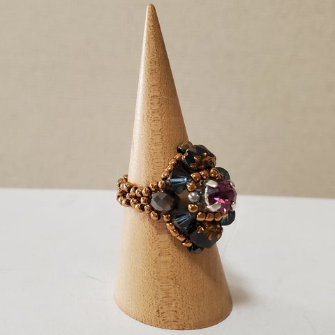 sale・スワロフスキ・アメジスト・ダリアン・Ring