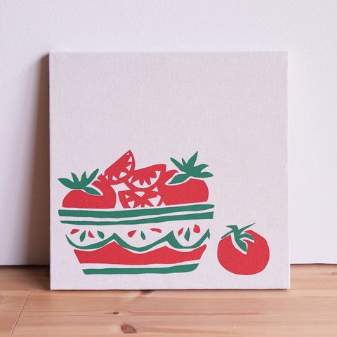 Tomato Bowl ファブリック/アートパネル
