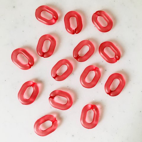 Clear Red Chain Connectors