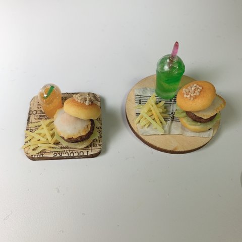 選べるミニチュアバンバーガーセット(オーダー可能)