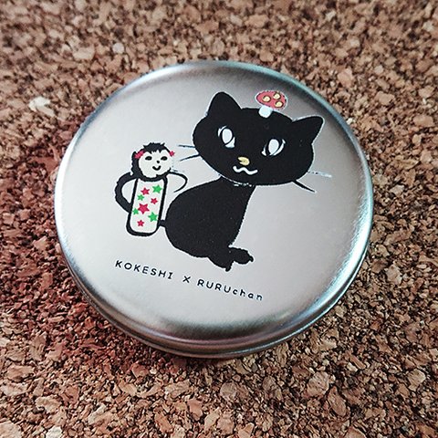 NEW！黒猫ルルちゃん缶ケース