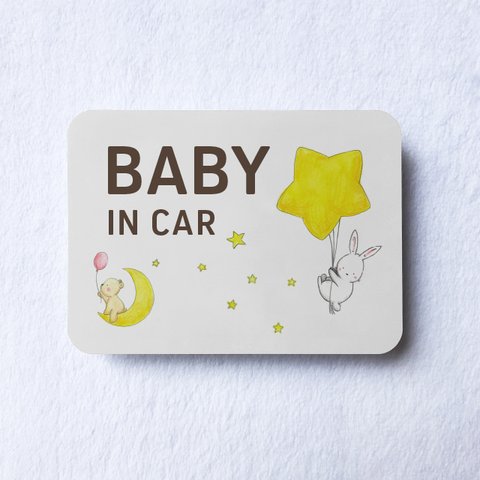 Baby in car 　Kids in car 　BABY IN CAR 　KIDS IN CAR　セーフティーステッカー　ベビー　キッズ