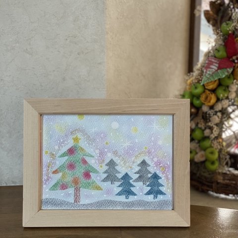 パステルアート《原画》クリスマス