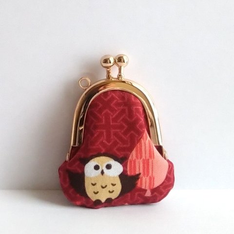 小さいがま口：豆姫：ちっちゃいがま口：littlie purse 342：かわいいがまぐち：小さな財布