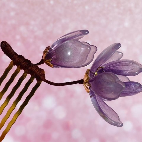 紫木蓮のヘアコーム