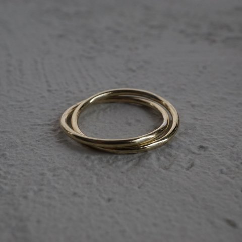 double ring 1.5mm（brass）