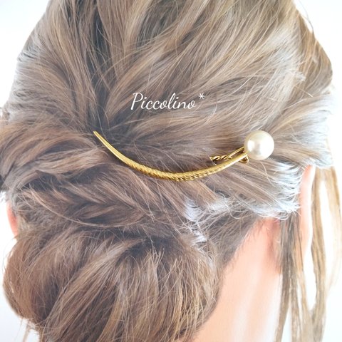 ☆パール☆ヘアクリップ☆きれいめ☆select accessory