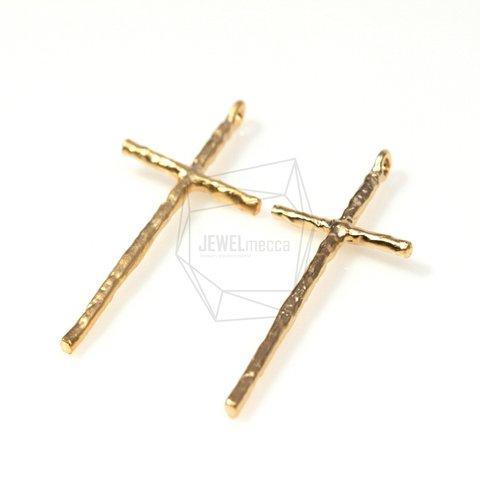 PDT-262-MG【2個入り】クロスペンダント/ Cross Pendant /  15mmx35mm 