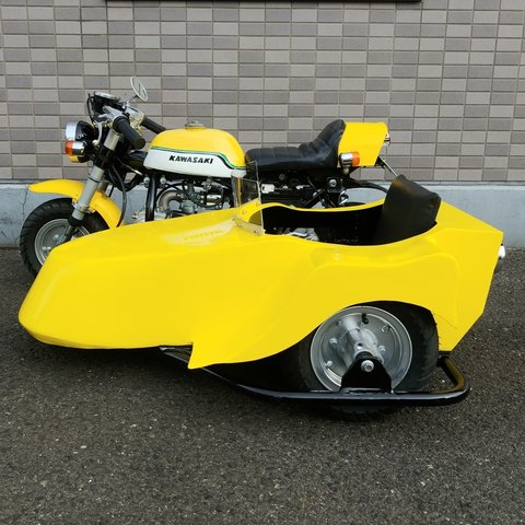 キカイダージローのバイク風モンキーサイドカー　面白バイク