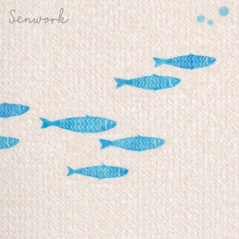 【プチシリーズ】小魚たちのウォールステッカー