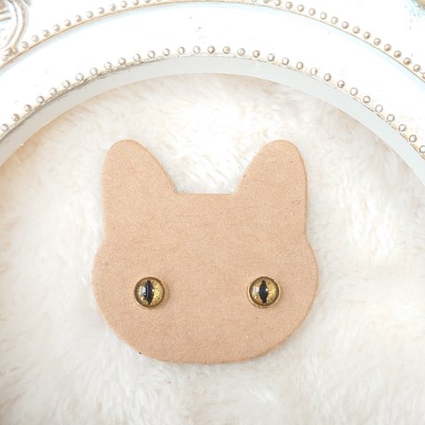 猫目ピアス( ΦωΦ )✨ゴールド