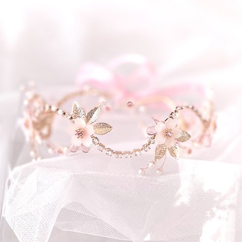 【一点物】🌸Sakura Princess🌸〜ヘッドドレス　カチューシャ〜