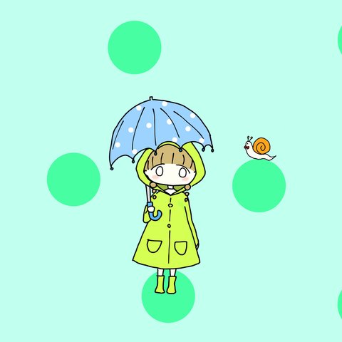 雨の日のポストカード