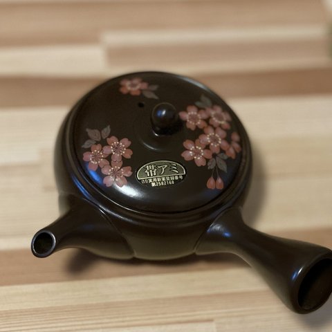 常滑焼　急須ティーポット（Direct purchased TOKONAMEYAKI teapot ）2〜3人用　瀬木