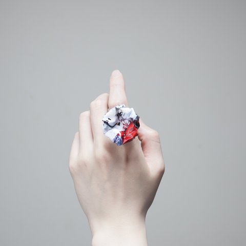 Blossom Ring ~一輪~(red white)