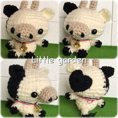 Little garden あみぐるみ　うし　C-03