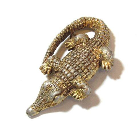 Vintage Alligator Belt Buckle