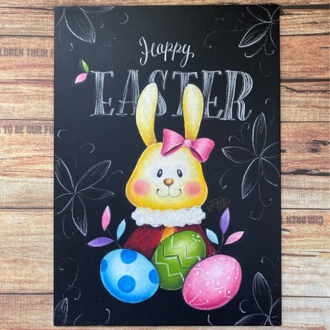 ✲原画✲チョークアート✧HappyEaster