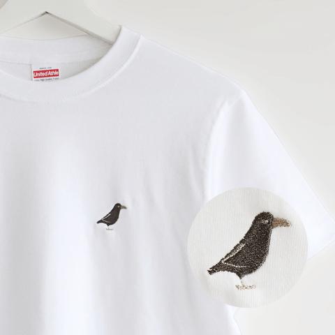 刺繍Tシャツ（BIRD!BIRD!BIRD! / カラス）