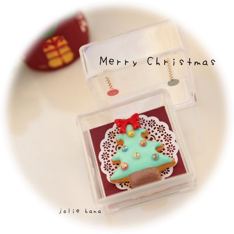 クリスマスツリー×アイシングクッキー