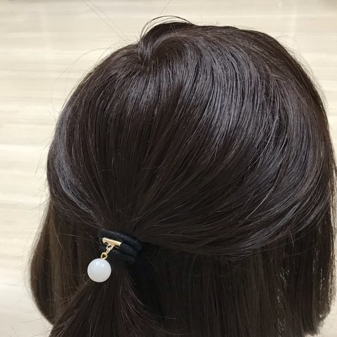 ヘアゴム(本翡翠)