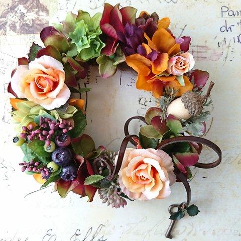 Autumn story wreath