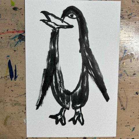 ペンギン　ドローイング