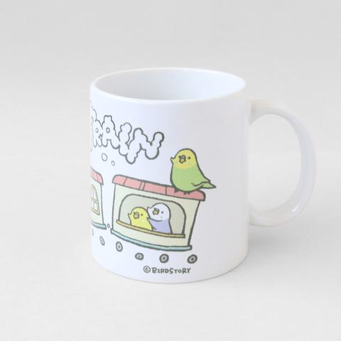 マグカップ（BIRD TRAIN / セキセイインコ）