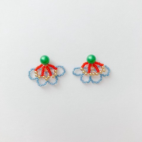 EARRING:「金魚」 Frill