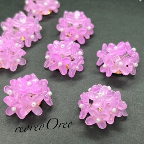  Flower beads bouquet  pink