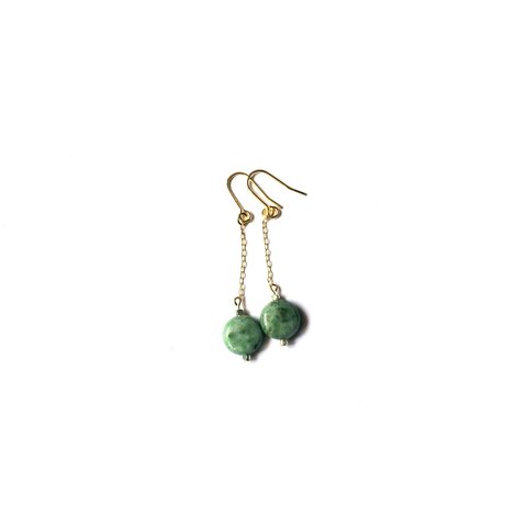 PILLS　-Jade-  【Pierce/Earring】