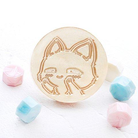 シーリングスタンプ　犬　スタンプヘッド