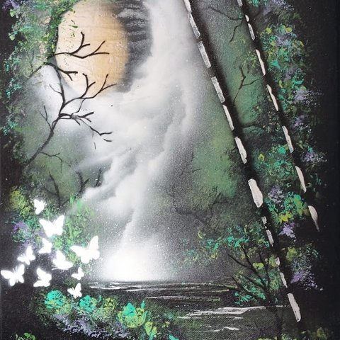 夜の蝶11×14in