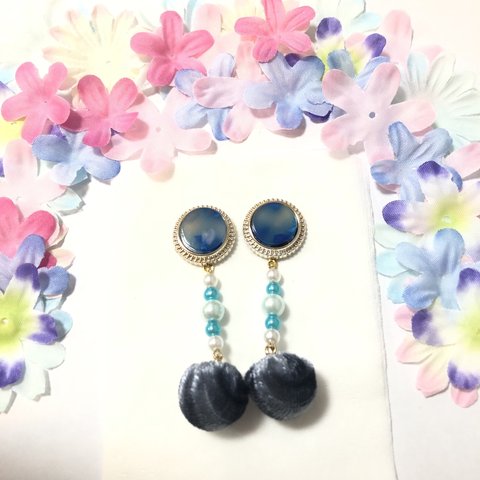 ブルービーズ×ファーピアス