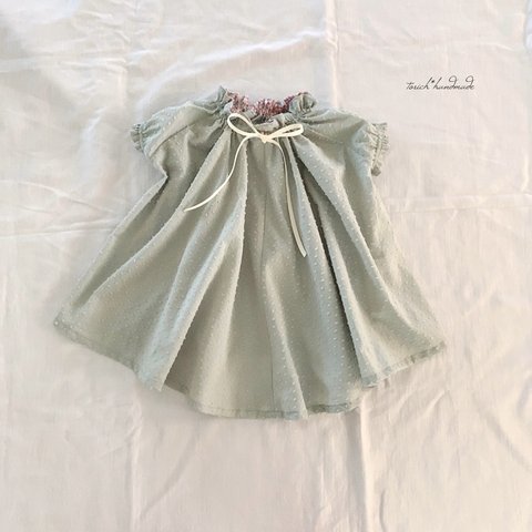 【夏物20%off sale】ひらひら可愛いスモックブラウス❁⃘*.ﾟ90サイズ